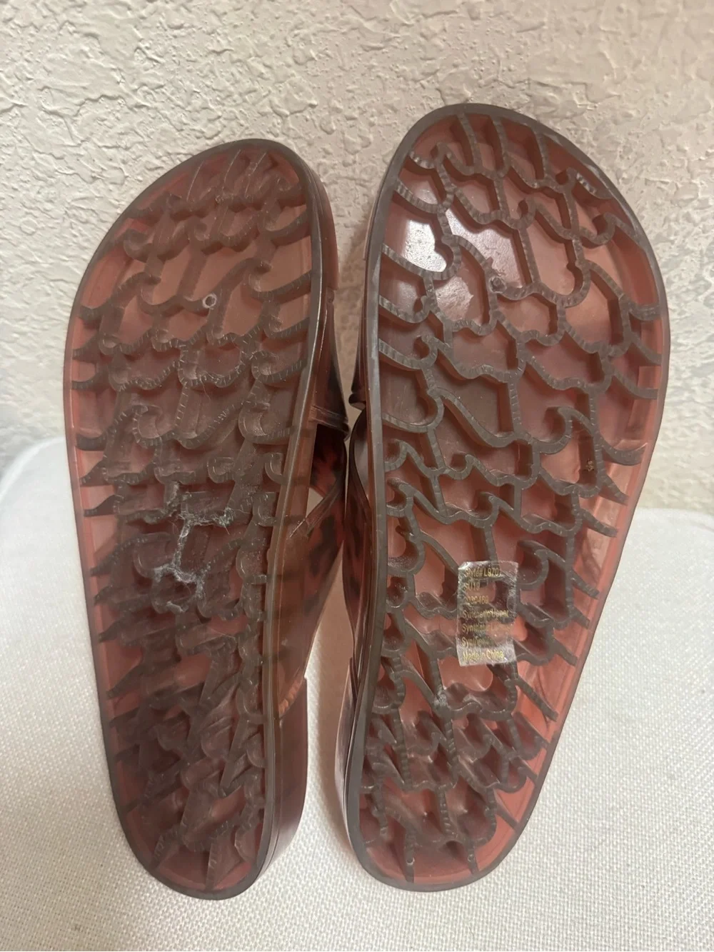 Like New, JCrew tortoise Sumner sandals.